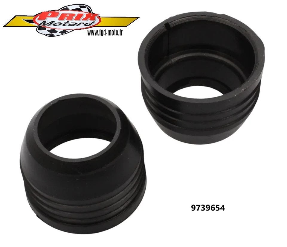 YAMAHA DT 250 1975/1976 PAIR FORK DUST COVER - Image 1 of 1