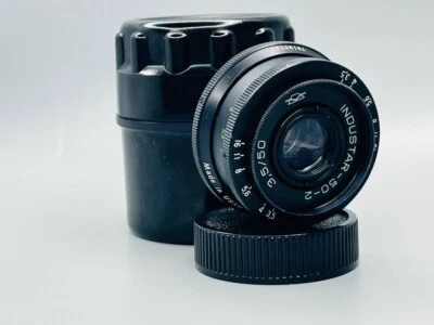 INDUSTAR 50-2 Blak Lens 3.5/5 M42 Soviet Vintage lens For Sony Zenit Canon Nikon - Image 1 of 4