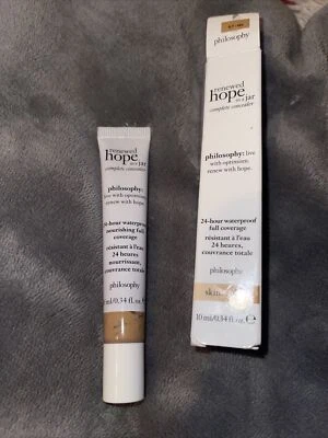 Corrector Completo Philosophy Renewed Hope In A Jar 6.5 Bronceado Nuevo En Caja Tamaño Completo Foto 1 de 3