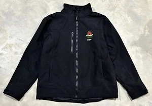 Mens Large Refrigiwear 0491R Full Zip Water Resistant Softshell Jacket Black - Picture 1 of 11