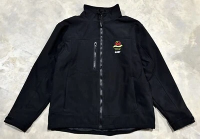 Mens Large Refrigiwear 0491R Full Zip Water Resistant Softshell Jacket Black - Image 1 of 4