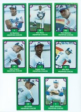 1984 TCMA Memphis Chicks #5 BILLY BEST Leland NORTH CAROLINA Pirates ECU