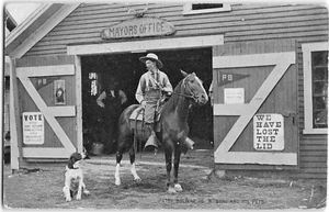 Varieté Schauspieler Billy Van Patsy Bolivar Prohibition Poster New York 1910 Postkarte - Bild 1 von 2