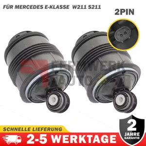 2X HINTEN FEDERBALG 2PIN LUFTFEDERUNG FÜR MERCEDES E-KLASS W211 S211 A2113200925 - Bild 1 von 7
