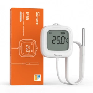 SONOFF SNZB-02LD Zigbee LCD Termómetro Inteligente IP65 Sensor de Temperatura Impermeable - Imagen 1 de 12