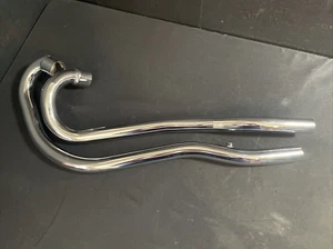 71-0022 71-0024 Triumph Hi-Pipe Exhaust Pipe Set TR6C Trophy 1967 - 1970 U.K. - Picture 1 of 7