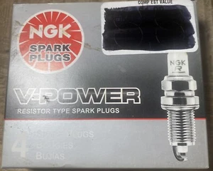 (4) NGK V-Power Copper Spark Plugs TR6 #4177 Made in Japan NEW - Bild 1 von 2