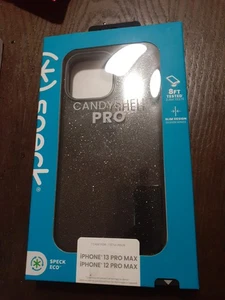 Speck Candyshell Pro iPhone 12 & 13 Pro Max Hülle Schwarz Glitzer Slim Neu - Bild 1 von 3