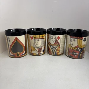 Thermo-serv Bridge Card Game Rules Cups 4 Ace King Queen Jack Plastic 1976 Vtg - Picture 1 of 6