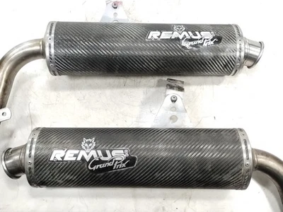 2000 杜卡迪 Monster M750 M900 REMUS 碳纤维排气消声器管见说明 — 第 1/4 张图片