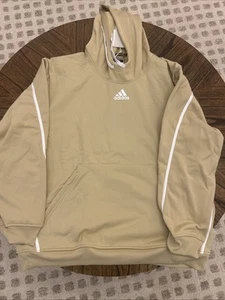 Adidas SLA Sideline Pullover Hoodie Sweatshirt Herren XL. Farbe Sand hellbraun - Bild 1 von 4