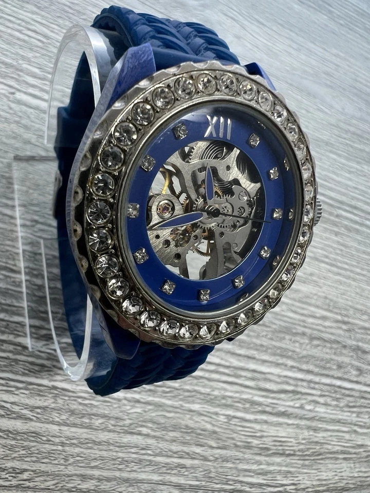 Adrienne blue ceramic skeleton watch 40mm - Image 1 of 4