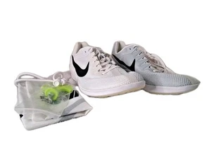 Nike Zoom Rival Distance Track & Field Spikes Uomo 11 Bianco Nero DC8725-100 - Foto 1 di 6