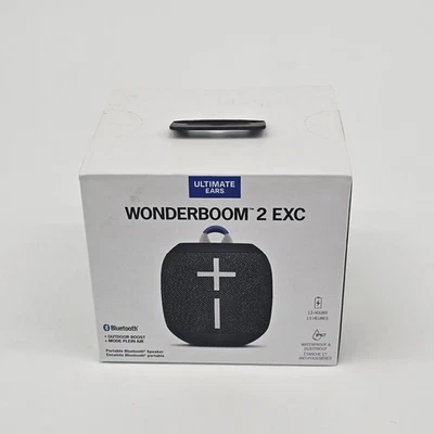 Ultimate Ears Wonderboom 2 Exc Waterproof Bluetooth Speaker 13 Hr Battery NEW