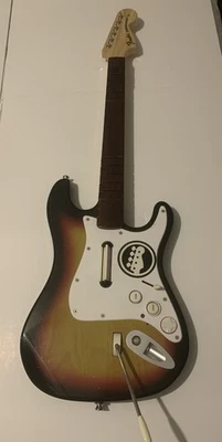 Xbox 360 Harmonix Rock Band Wireless Sunburst Guitar FOR PARTS Untested - Image 1 of 3