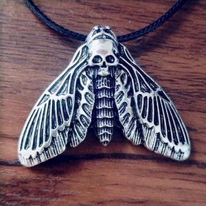 Halloween Dead for Head Skull Pendant Necklace for w/ Chain Fashion Jewelry Chok - Picture 1 of 5