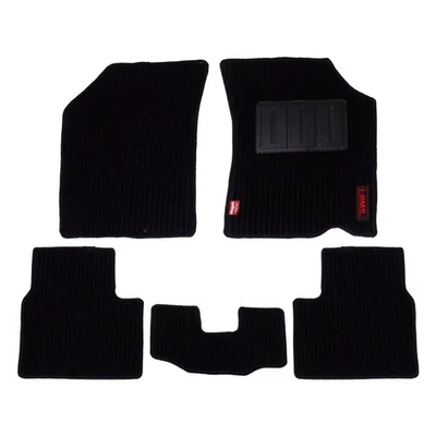 Cord Black and Blue Custom Fit Car Mat Compatible for Kia Seltos - Image 1 of 4