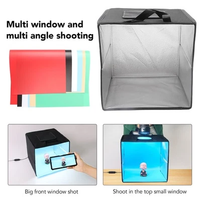 30Cm Mini Photo Studio Light Box Led Folding Photo Studio Shooting Tent K BAJ - Image 1 of 4