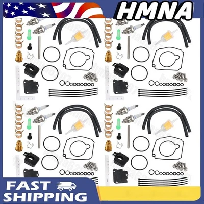 Kit de flotador de carburador de 4 tiempos 4 piezas para Mercury 75-100HP 804346T1/67F-W0093-00-00 Foto 1 de 4