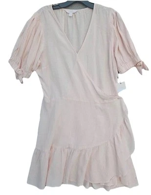 Vestido LC Lauren Conrad para mujer talla grande parte inferior con volantes manga rubor Foto 1 de 4