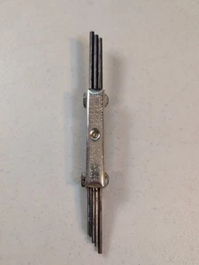 Vintage Elkind Tool USA Fold-Uni-Key No. 81 SAE Inch Hex Allen Key Tool (B1) - Picture 1 of 24