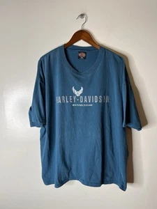 Vintage Harley Davidson Mens Shirt 90s 1992 Glendale Size 2XL Single Stitch - Picture 1 of 11