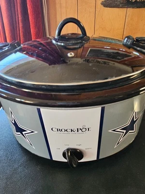 Овальная медленноварка Crock-Pot Dallas Cowboys NFL 6 кварт - Изображение 1 из 4