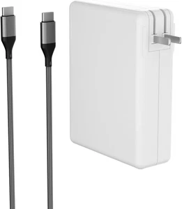 140W USB-C Charger for MacBook Pro/Air M1 M2 M3 M4 + Cable, Fast Charging - Picture 1 of 8