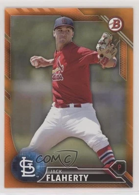 2016 Bowman Prospects Orange /25 Jack Flaherty #BP89 - Image 1 of 2