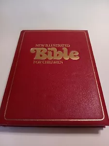 New Illustrated Bible for Children 1973 Faux Leather Cover Ottenheimer Preowned - Picture 1 of 19