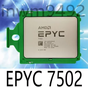 AMD epyc 7502 2,5-3,35ghz 32 Kerne 64 Threads 7nm 128mb 180w CPU Prozessor - Bild 1 von 1