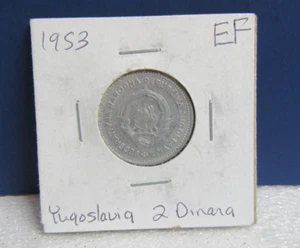 1953 YUGOSLAVIA 2 Dinara Coin - Picture 1 of 2