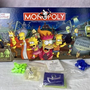 Monopoly The Simpsons Treehouse of Horror Collector's Edition 2005 COMPLETE - Picture 1 of 17