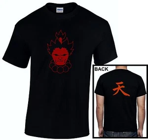 T-Shirt Akuma Gouki Infinity Immortal Symbol Street Fight lustig Gaming Unisex  - Bild 1 von 5