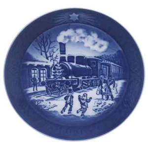 Royal Copenhagen Christmas Plate 1993 - Christmas Quests - Bild 1 von 1