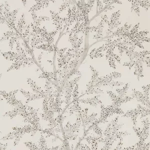 Sanderson Farthing Wood Silver Wallpaper, 4 Rolls (10.99yd/Roll) #216612 - Picture 1 of 4