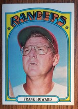 1972 Topps #350 Frank Howard - Texas Rangers