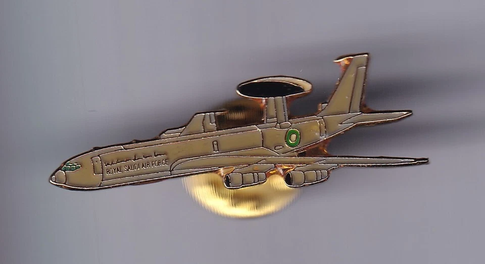 RARE PINS PIN'S .. ARMEE ARMY AIR AVION RADAR AWACS BOEING 3 ARABIE SOUDITE ~FT - Photo 1/1