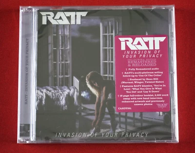 Ratt Invasion of Your Privacy Remastered Collectors Deluxe Edition CD New Sealed Foto 1 de 4