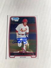 St Louis Cardinals CHARLIE TILSON Signed Card