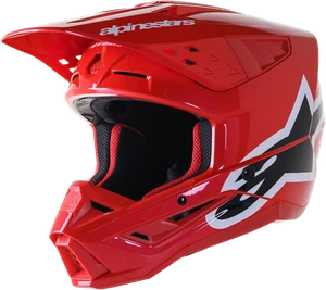 Alpinestars SM5 Helmet Bright Red Glossy Small 8306423-3010-S - Bild 1 von 2