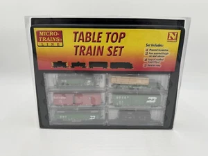Micro Trains Table Top Set N Scale Line Product 99303320 Burlington Northern - Picture 1 of 6