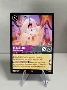 Carte LORCANA FR - Chapitre 8 73/204 Le Sultan Rare non Foil Neuf - Imagen 1 de 2