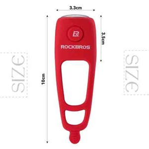 RockBros Timbre Bicicleta, Electrónico, E-Klingel, Miniklingel Rojo - Imagen 1 de 3