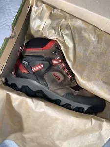 Größe 9 Weite - Keen Herren Ridge Flex Mid WP dunkeloliv Ketchup - Bild 1 von 12