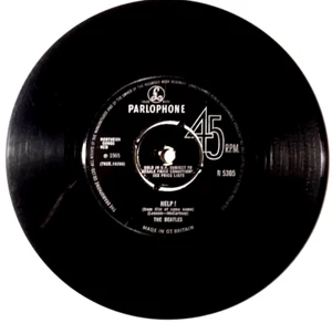 BEATLES - Help / I’m Down -Vinyl 45rpm Parlophone - 1965 R 5305 UK PRESSING - Picture 1 of 4