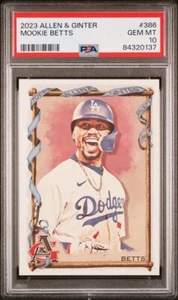 2023 Allen Ginter 386 Mookie Betts PSA 10 POP 2 - Bild 1 von 1