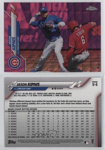 2020 Topps Chrome Update Target Pink Wave Refractor Jason Kipnis #U-6