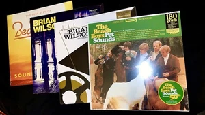 BrOkEn HiPsTeR BRIAN WILSON BEACH BOYS Pet Sounds Summer No Pier Vinyl LP LOT !! - Picture 1 of 10