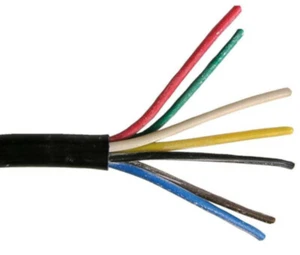 4 Metres of 7 Core Cable for 7 Pin Towing Electrics 12v - Trailer, Caravan - Picture 1 of 1